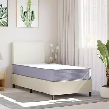 vidaXL Matratze Schaumstoff Mittelweich 90x190 cm (373004)