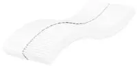 vidaXL Schaumstoffmatratze Wei&szlig; 100x200 cm H&auml;rtegrad H2 H3