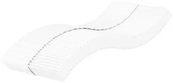 vidaXL Schaumstoffmatratze Wei&szlig; 100x200 cm H&auml;rtegrad H2 H3 (356342)