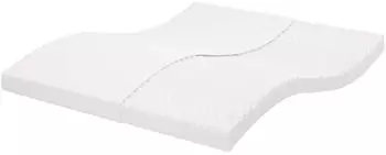 vidaXL Schaumstoffmatratze Wei&szlig; 160x210 cm 7-Zonen H&auml;rtegrad 20 ILD (4016651)