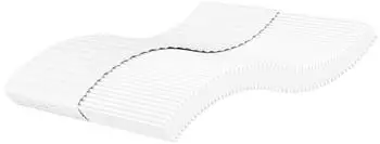 vidaXL Schaumstoffmatratze Weiß 160x210 cm Härtegrad H2 H3 (4016635)