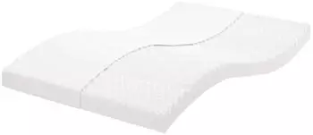 vidaXL Schaumstoffmatratze Weiß 120x220 cm 7-Zonen Härtegrad 20 ILD (4016657)