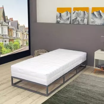 vidaXL Matratze 100 x 200 cm 7 Zonen Taschenfedern 20 cm H2 (282812)