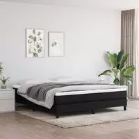 Taschenfederkernmatratze Schwarz 160x200x20 Cm Stoff - Vidaxl