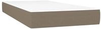 Taschenfederkernmatratze Taupe 90x200x20 Cm Stoff - Vidaxl