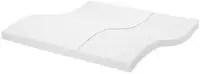 vidaXL Schaumstoffmatratze Wei&szlig; 200x200 cm 7-Zonen H&auml;rtegrad 20 ILD