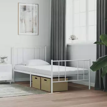vidaXL Schaumstoffmatratze Wei&szlig; 100x220 cm 7-Zonen H&auml;rtegrad 20 ILD (4016656)