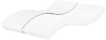 vidaXL Schaumstoffmatratze Weiß 160x200 cm Härtegrad H2 H3 (356346)