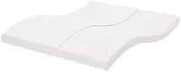 vidaXL Schaumstoffmatratze Wei&szlig; 180x210 cm 7-Zonen H&auml;rtegrad 20 ILD