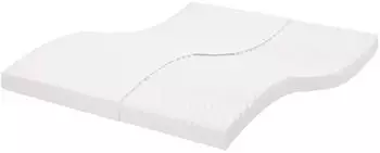 vidaXL Schaumstoffmatratze Wei&szlig; 180x210 cm 7-Zonen H&auml;rtegrad 20 ILD (4016652)