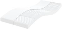 vidaXL Schaumstoffmatratze Wei&szlig; 90x220 cm 7-Zonen H&auml;rtegrad 20 ILD