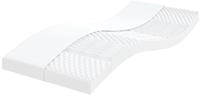 vidaXL Schaumstoffmatratze Wei&szlig; 80x200 cm 7-Zonen H&auml;rtegrad 20 ILD
