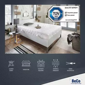 XORA 7 Zonen Double Deluxe 20 160x200cm H3 – Durchdachte Zonenaufteilung für Ihre Wirbelsäulengesundheit