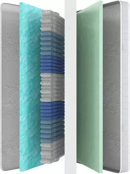 Hn8 Schlafsysteme Taschenfederkern-Matratze "bodial" H2 160 x 200 cm H&ouml;he: ca. 21 cm 160 x 200 cm