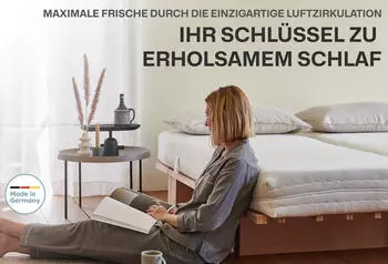 Ravensberger Struktura-SAN 90x200cm H4 – Waschbarer Bezug aus Baumwolle und Polyester sorgt für dauerhafte Hygiene