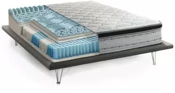 Talamo Italia Porzia Doppelmatratze Memory Foam+Gel, Taschenfedern, 160x200cm H27 (8052773792615)