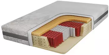 MKS Meble VALTI Taschenfederkernmatratze 7 Zonen H3 Latex 160x200cm (VALTI)