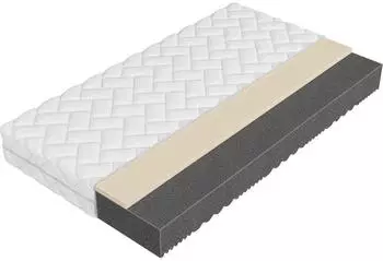 Mirjan24 Komfortschaummatratze H3 22cm Mikrofaser beidseitig