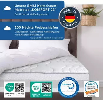 BMM Komfort 23 KS 120x190cm H2