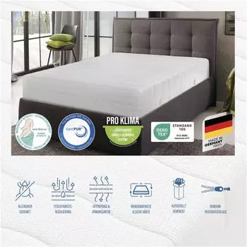 BeCo Gigant Trio GOLD 100x200 cm H5 – Allergikergeeigneter Bezug für hygienisches Schlafklima