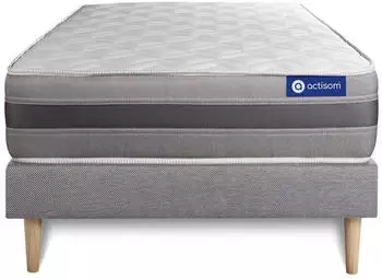 Actisom Actimemo Relax Matratzen- & Lattenrost-Set Memory-Schaum 5 Zonen 90x190cm