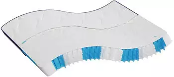vidaXL Taschenfederkernmatratze Mittelfest 200x200cm (3206424)