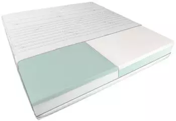 AM Qualitätsmatratzen Premium Partnermatratze 7-Zonen Taschenfederkern H1/H3 160x200cm