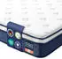 Vasagle Taschenfederkernmatratze mit Gel Memory Foam medium