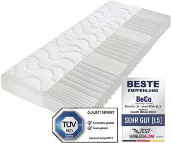 BeCo Double Deluxe 20 120x200 cm H2 Polyester Bezug
