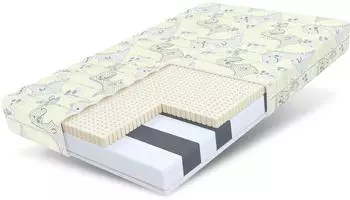 FDM Smile Kindermatratze Kaltschaum H3 90x190cm (BERRY-090-190-DINO)