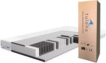 Tulena NOX Taschenfederkernmatratze 90x200cm H1+H2 Wendematratze (POC 01 90)