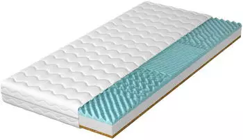 Mirjan24 Sonto Schaumstoffmatratze 13cm H3, beidseitig verwendbar, mit Reißverschluss