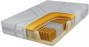 MKS Meble VIRE Taschenfederkernmatratze 7-Zonen Visco H3/H4 Wendematratze (800001117780)
