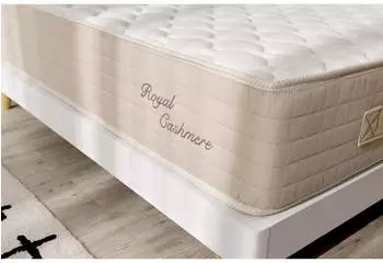 Moonia Royal Cashmere Memory-Schaum Matratze 160x200cm (RYC-160X200) – Atmungsaktiver Bezug für hygienisches Schlafklima