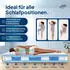 AM Qualitätsmatratzen Taschenfederkernmatratze 7-Zonen 1000 Federn H3 70x190cm (70x190-H3)