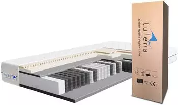Tulena NOX Taschenfederkernmatratze 120x200cm Memoryschaum & Latex H2+H3 (POC 06 120)