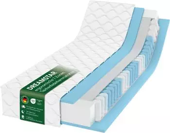 Dream Star Ergo Flex XXL Duo Taschenfederkernmatratze 7-Zonen H2/H3 120x200cm 22cm (29010079134)