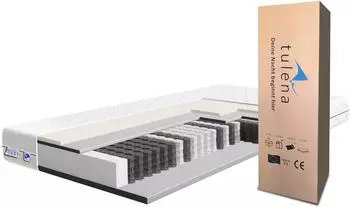Tulena NOX Taschenfederkernmatratze Memoryschaum H1+H2 140x200cm (POC 02 140)