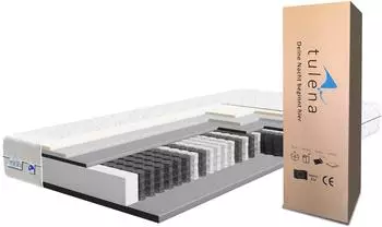 Tulena NOX Taschenfederkernmatratze 180x200cm Memoryschaum H2+H3 (POC 05 180)