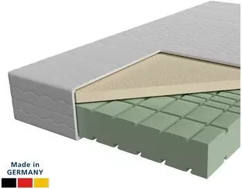 AM Qualit&auml;tsmatratzen Latexmatratze 7-Zonen H3 90x200cm, 23cm, Oeko-Tex Standard 100