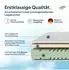 AM Qualitätsmatratzen Latexmatratze 7-Zonen H3 90x200cm, 23cm, Oeko-Tex Standard 100