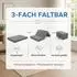 Arensberger Luisa Klappmatratze Gel Memory Foam 15cm, 3-fach faltbar