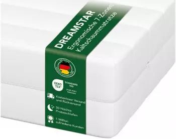 Dream Star Easy Flex Kaltschaummatratze 7-Zonen H2&H3 180x200cm (29010043152)