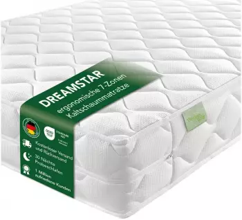 Dream Star Ergo Flex Duo 7-Zonen Kaltschaummatratze 160x200cm H3 & H4 (29010026150)