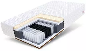 FDM FORGIA Taschenfederkernmatratze 9 Zonen, Latex/Kokos, H3+H4, 80x200cm, 19cm (NEPTUN-080-200)