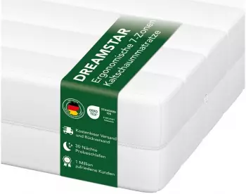 Dream Star Easy Sleep Kaltschaummatratze 7-Zonen 120x200cm H3 (29010112134)