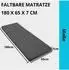 FORTISLINE Klappmatratze M 180 x 65 x 7 cm beige