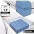 TecTake Sky Matratze 2-in-1, 3D-Mesh, 100x190cm, weiß