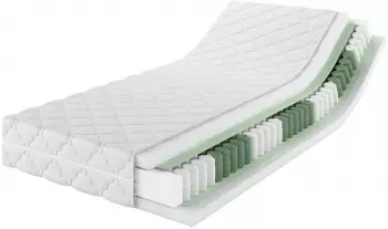 MSS e.K. MedicSpring 2-in-1 Taschenfederkernmatratze 130x200cm H4/H5 (C03-300420-200.130.21-H4H5)