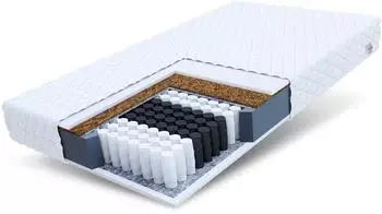 FDM Vitoria Taschenfederkernmatratze 120x200cm 7 Zonen H3/H4 Kokos 18cm (VITORIA-120-200-JERSEY)